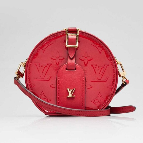 Louis Vuitton Cerise Monogram Vernis Mini Boite Chapeau Bag - Picture 1 of 12